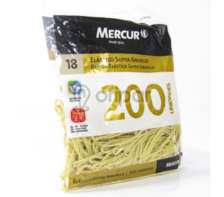 Gomitas para billetes Mercur 200 unid