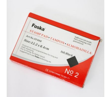 Almohadilla Foska Nº 2 - Color Negro