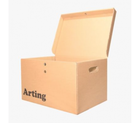 Caja de cartón con tapa 44x31x27