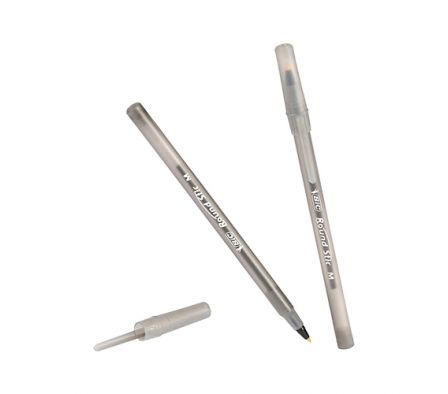 Bolígrafo Bic Round Stick Negro
