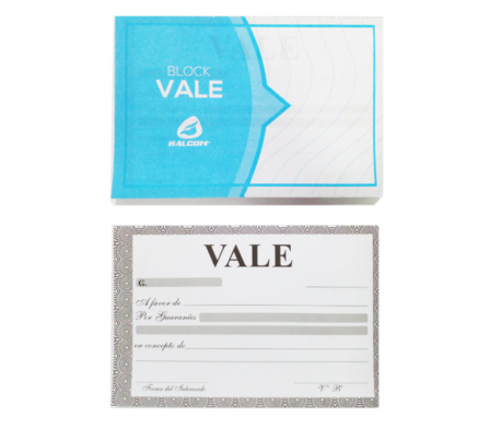 Talonario de Vale 