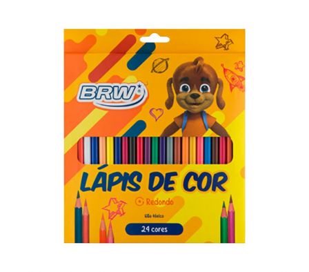 Lapices de Colores x 24 BRW - redondo
