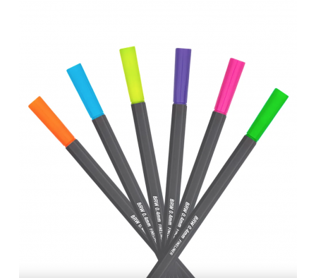 Marcador BRW Fineliners 0.4 de colores