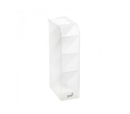 Organizador plástico vertical Blanco