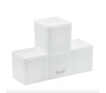 Organizador plástico Tetris Blanco