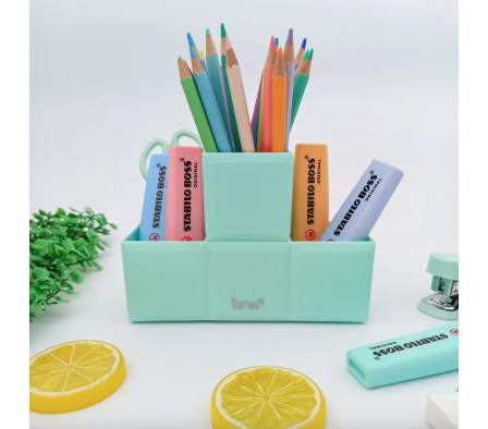 Organizador plástico Tetris Verde