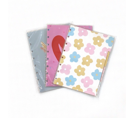 Separadores Plasticos p/ cuaderno A5 CAF