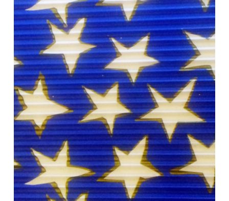 Cartón corrugado con diseño