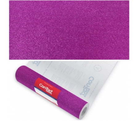 Papel Contact Glitter Pink - 45 cm x 2 metros
