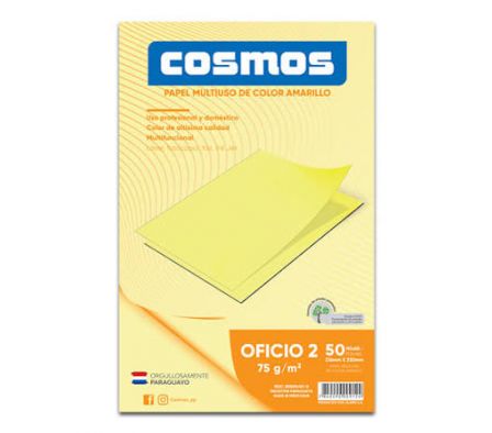Papel Multiuso Cosmos TO Amarillo (paq. x 50)