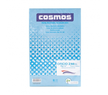 Papel Multiuso Cosmos TO Celeste (paq. x 50)