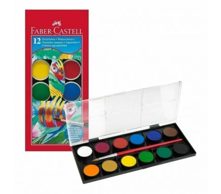 Acuarelas Faber Castell x 12 colores