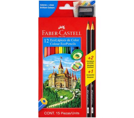 Lapices de colores Faber x 12