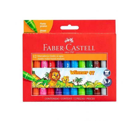 Marcadores Faber Winner 47 x 12 unidades