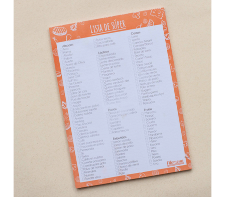 Lista de Super c/ Iman Filomena