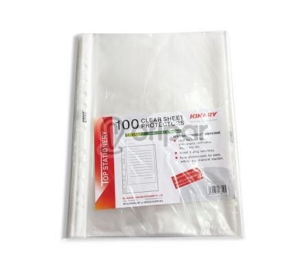 Fundas plásticas oficio Kinary (paq. x 100)