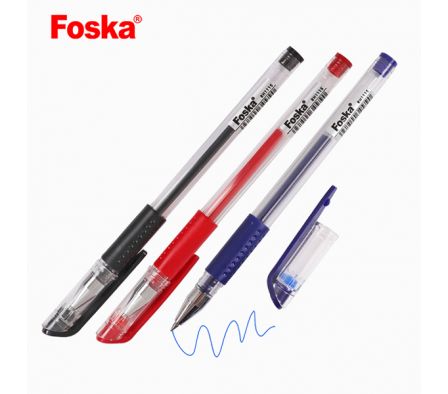 Boligrafo Gel Foska negro