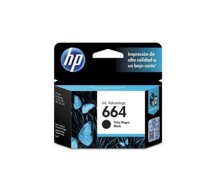 Cartucho de Tinta HP 664 Negro