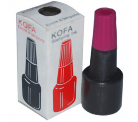 Tinta para sello Kofa Rojo