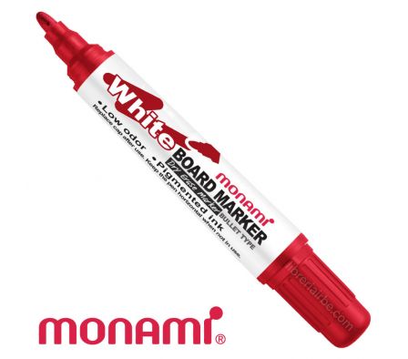 Marcador para pizarra Monami Rojo