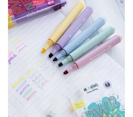 Resaltador Mooving Chic Pasteles - Unitario