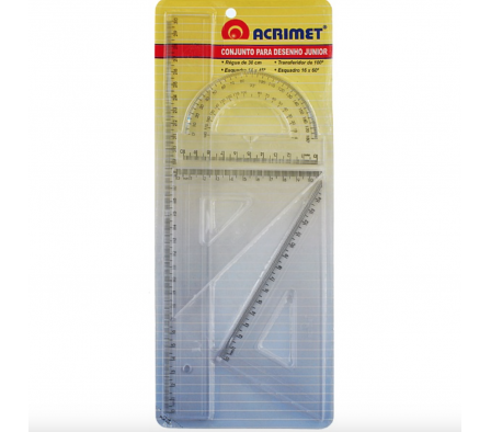 Juego de reglas Geométricas Junior Acrimet