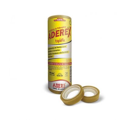 Cinta adhesiva chica Aderex 12mm x 10m