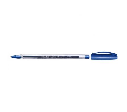 Bolígrafo Faber Castell Trilux Azul